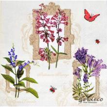 Serwetka do decoupage AMBIENTE polne kwiaty 33x33