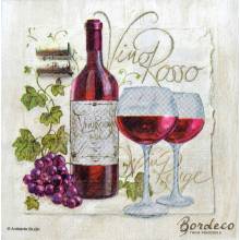 Serwetka do decoupage AMBIENTE wino 33x33