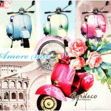 Serwetka decoupage vespa 33x33 firmy HOME FASHION