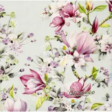 Serwetka do decoupage magnolia seledyn 33x33 IHR