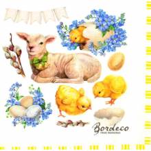 Serwetka do decoupage wielkanocne motywy 33x33 seria PAW