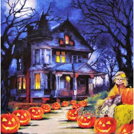 Serwetka do decoupage Halloween 33x33 AMBIENTE