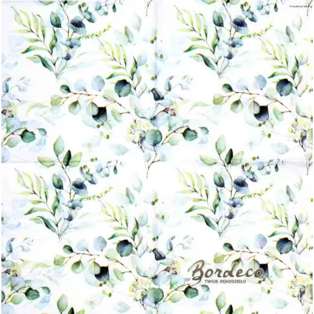 Serwetka do decoupage eukaliptus 33x33 firma AMBIENTE