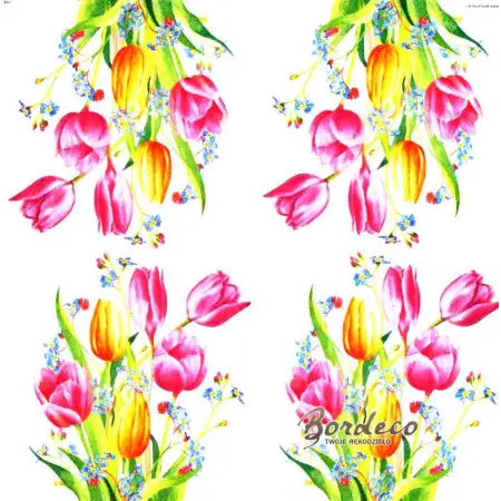 Serwetka do decoupage tulipany 25x25 firmy AMBIENTE