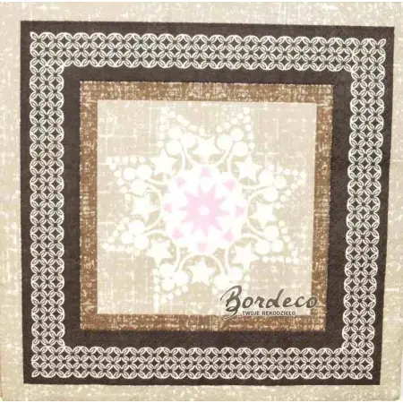 Serwetka do decoupage gwiazdka 33x33 seria DAISY