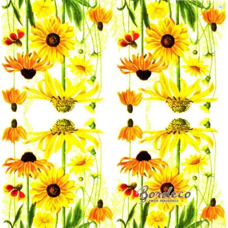 Serwetka do decoupage rudbekia 25x25 firmy IHR