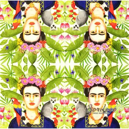 Serwetka do decoupage Frida w dżungli 33x33 PPD