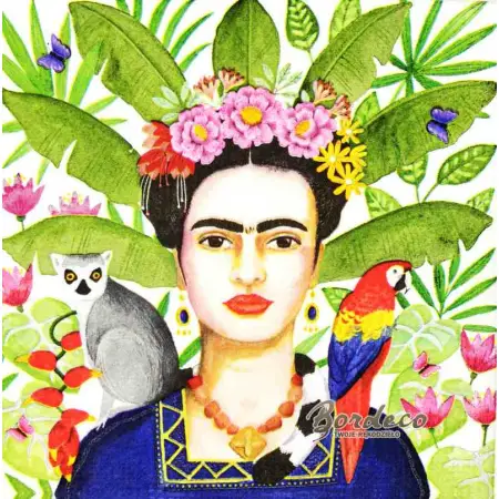 Serwetka do decoupage Frida w dżungli 33x33 PPD