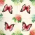 Serwetka do decoupage motyl różowy 33x33 AMBIENTE